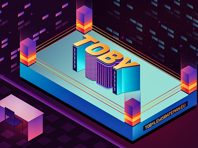 Wallpaper design illustration isometric vector wallpaper