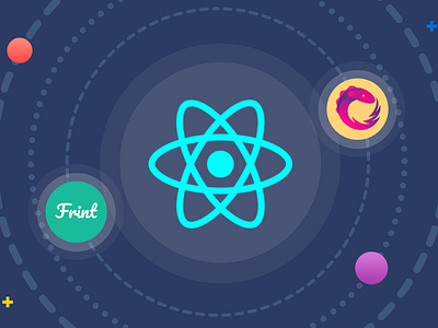 ReactJS, RxJS, FrintJS illustration javascript react rxjs