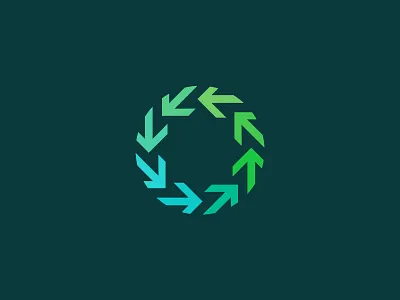 Circle Arrow arrow brand branding circle design green identity logo mark simple