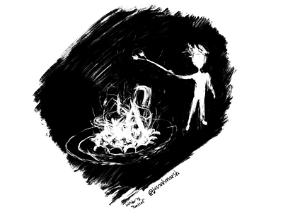 Roasted inktober ink
