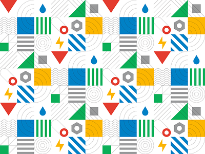 Science Fair Pattern design icon illustration line pattern simple vector