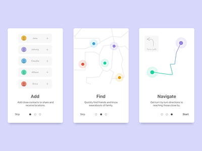 Daily UI 023 / Onboarding daily100 dailyui dailyui023 dailyui23 finder location minimal navigation ui user interface