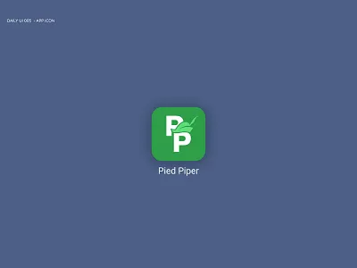 Daily UI - Pied piper app icon app app icon appicon branding daily 100 daily 100 challenge dailyui design icon logo pied piper silicon valley ui vector