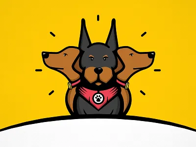 El Dogerino Park animal animal character animallover animals bestfriend brand branding cartoon character color design dog dogpark hero illustration logo mark mexico park puppies