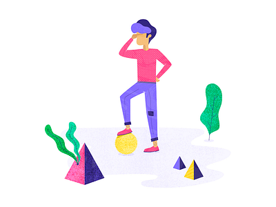 Itsalive - illustration #3 chatbot geometric illustration itsalive lost textures