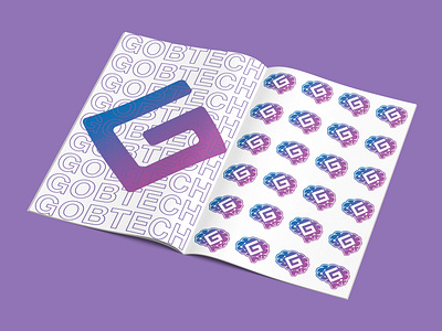 Gobtech Mockup design icon logo vector