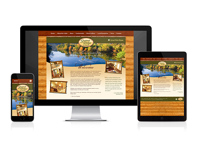 Sunset Ridge Cabin Website cabin rental website web design web development website website design website development wordpress web design