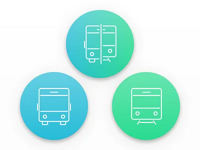 Public Transportation icon metro mobile public transport train transportation ui underground