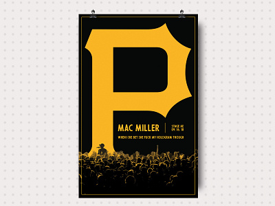 Easy Mac with the Cheesy Raps 1 hour concert mac miller music pittsburgh poster