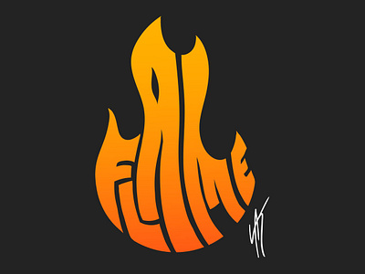 Daily Logo Challenge - Day 10 - Flame Logo branding dailylogochallenge design drawing flame illustration illustrator logo vector