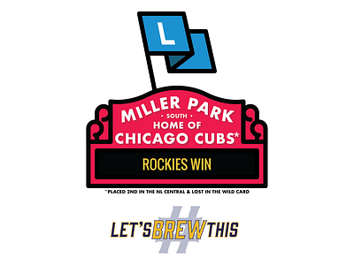 Fly The L baseball brewers chicago chicago bears chicago cubs cubbies flythel marquee miller park miller park south milwaukee milwaukee brewers world series wrigley wrigley field wrigley north