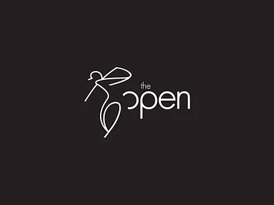 Golf - The Open golf golf ball illustration logo sport