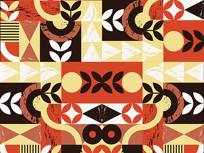 October vibes geometric graphic design october pattern