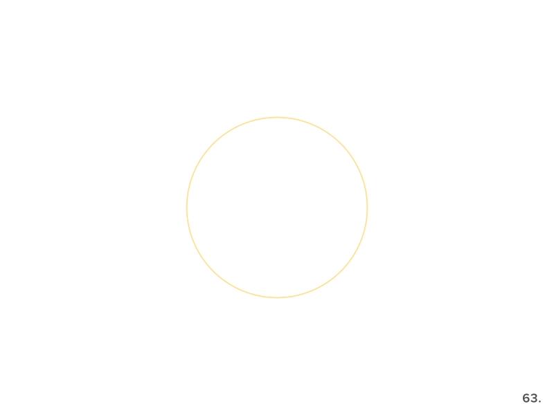 Day 63 after effects animation circle design gif graphic minimalism motion thursday yellow