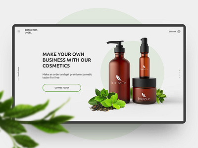 Cosmetics.Mall branding cosmetics design fullscreen mall preview store ui ux web webdesig website