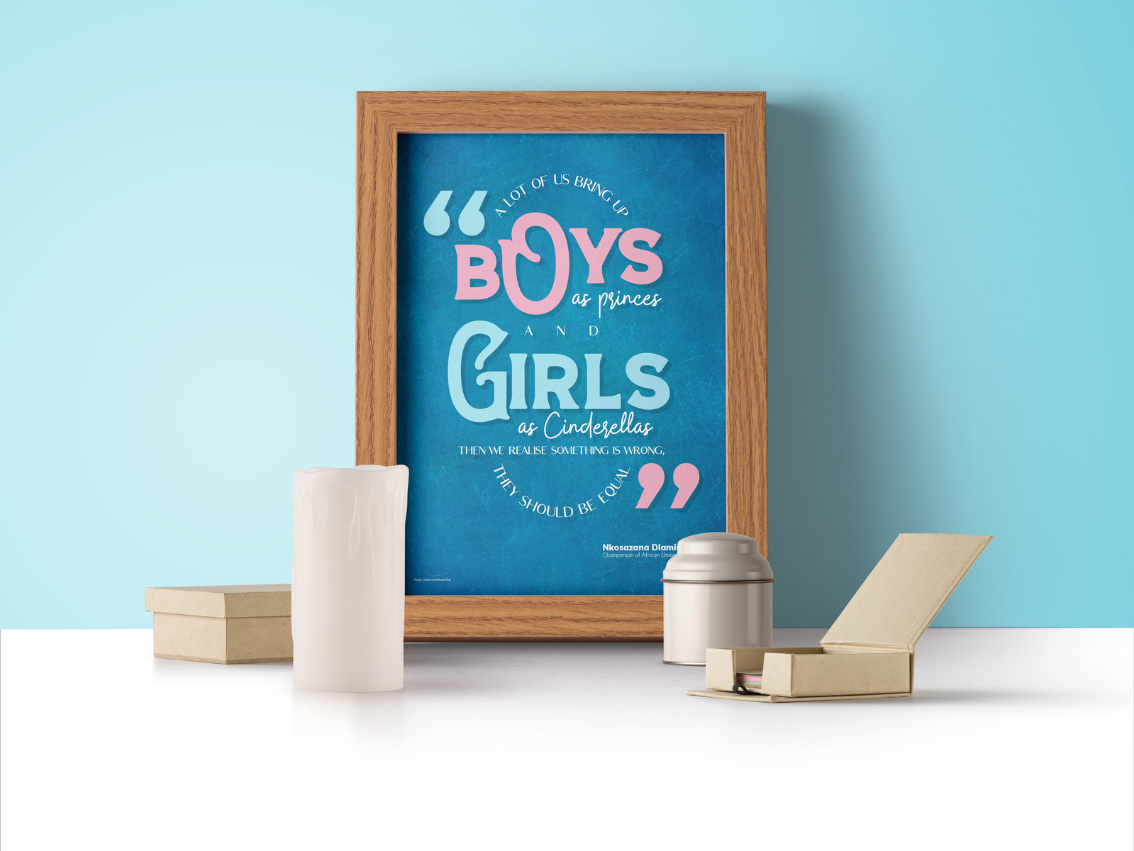 Example of WCA Women Leadership Meeting poster
