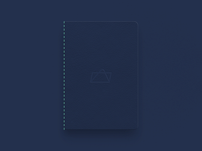 AiroLuggage brandmark design logo lowcontrast notebook notepad stationery stationery mockup