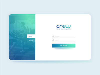 Web Login app branding clean design flat illustration illustrator minimal typography ui ux web website