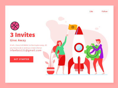 3 Dribbble Invites for New Players 3invite dribbble dribbble best shot invitaion