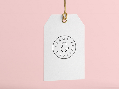 Prams & Prosecco Identity ampersand brandidentity businesscarddesign card carddesign creative design designspiration graphicdesign logo logodesign logotype minimal minimaldesign mockup pink printdesign studio tag type