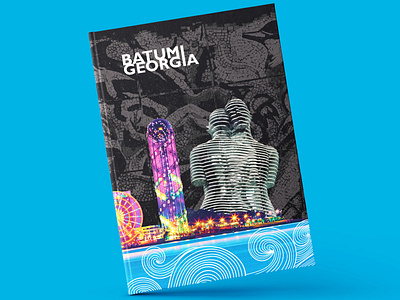Batumi Georgia branding design illustration typography