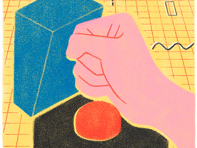 ·pushthebutton· basic colors el pais retina illustration press kit push the button