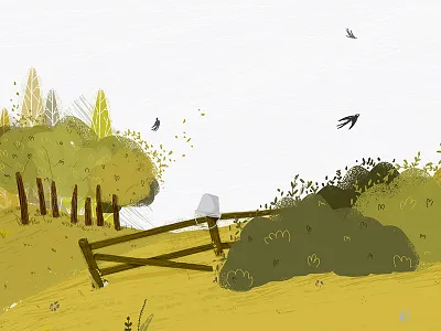 children's book v.3 bird bird illustration color design flowers forest illustration