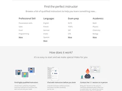 Fields section ahmedemad design dribbble education home landingpage page programs ui ux web