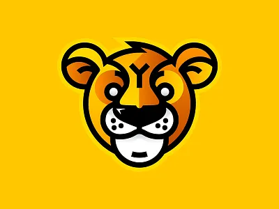 Tiger Kid version africa animal branding cartoon character design funny icon illustration kid lion logo mascot orange round smart smile tiger vector wild