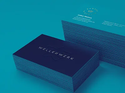 Wavepool Brand Identity brand branding businesscard identity logo mark pool sport stationery surfing wave