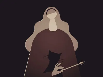 Day 4 - Spell black cat character illustration magic sabrina spell teenage witch