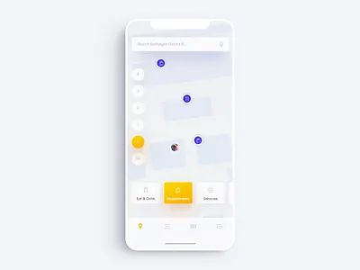 Selfridges Wayfinding app app design ecommerce ecommerce app fashion ios map selfridges shopping store ui uidesign uiux uplabs ux wayfinding