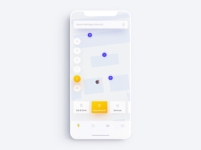 Selfridges Wayfinding app app design ecommerce ecommerce app fashion ios map selfridges shopping store ui uidesign uiux uplabs ux wayfinding