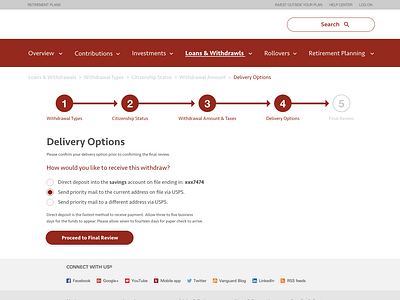 Delivery Options design type typography ui ux web website