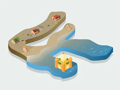 SAVE PALU illustration vector