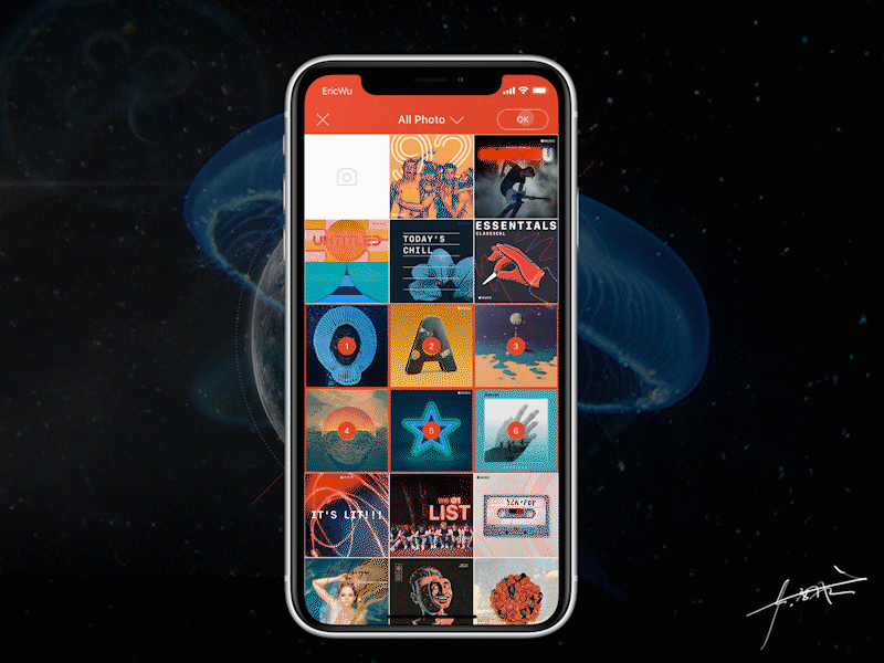 Netease Music Animation animation appdesign app，ui concept principle sketch