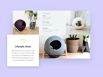 Product page details - meow cat concept e commerce ecommence icon product product card product design ui user experience ux web design