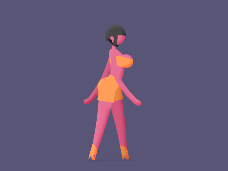 Sexy Girl 2d animation aescripts aftereffects girl motion design rubberhose sexy girl slow motion walkcycle walker tool