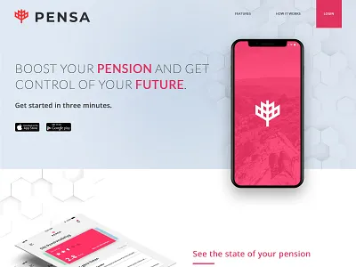 PENSA adobe photoshop cc app design ecommerce hero banner hero image landing page mobile mobile app mobile app design mockup product showcase ui userinterface userinterfacedesign ux web webdesign webdevelopment