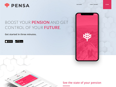 PENSA adobe photoshop cc app design ecommerce hero banner hero image landing page mobile mobile app mobile app design mockup product showcase ui userinterface userinterfacedesign ux web webdesign webdevelopment