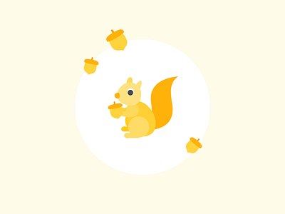 Day 54 Squirrel acorn animal squirrel