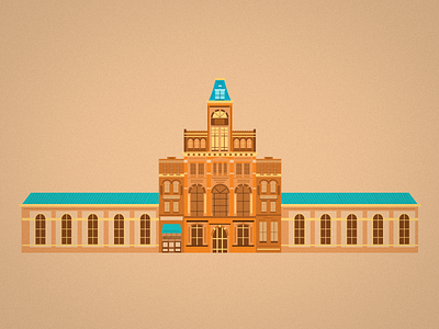 College 🎓🎓🎓 after effects building college denver design education illustration illustrator