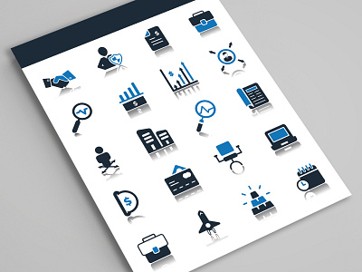 Business Icon Design business business icon businessman communication finance global icon icons solution statistics strategy symbol