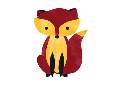 Say Hello to Foxy branding design icon illustration vector