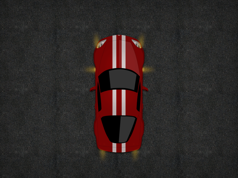 Car animation illustration