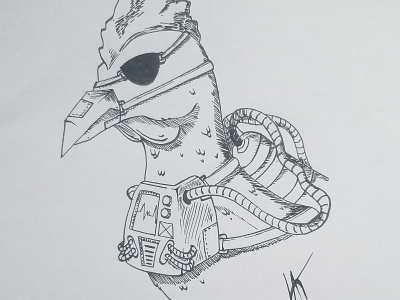 Inktober day 5 submission - "Chicken" chicken design drawing illustration inktober inktober2018 inktoberday5