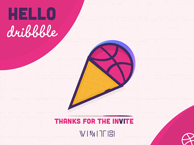 Dribbble Shot dribbble dribbble design first shot icecream illustration taste vignesh karthick