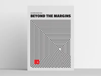 AIGA Baltimore Design Week Poster poster screenprint