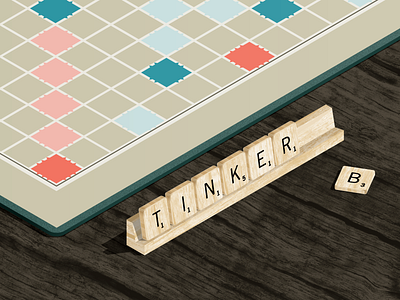 Spell inktober inktober 2018 isometric scrabble