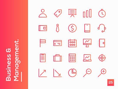 Bussines Management Icons bussinees button icon icon set iconography icons icons pack symbol system ui ux